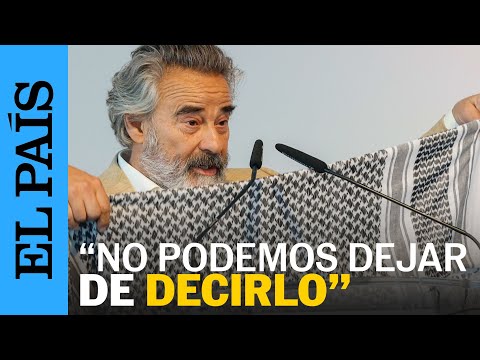 El gesto del actor Eduard Fernández con Gaza al recibir el premio Nacional Cinematografía #shorts