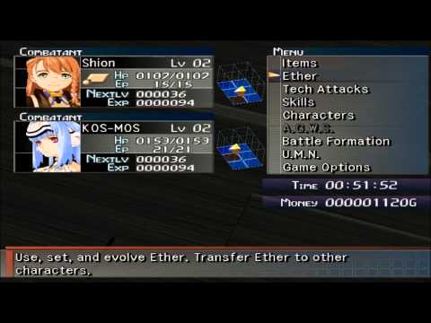 Let's Play Xenosaga Episode 1 Part 2: KOS-MOS Simulator