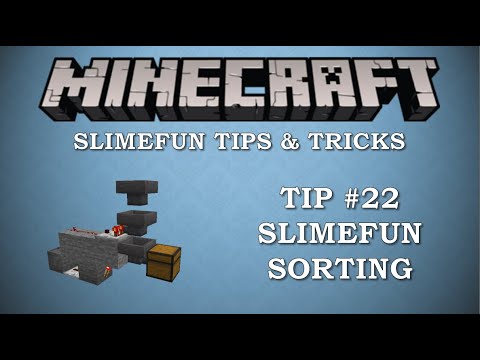 Slimefun Tips & Tricks #22 - Cheap Sorting Systems