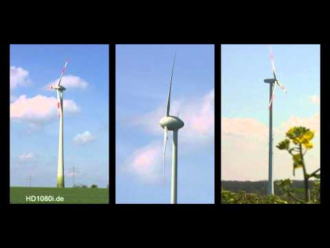 Enercon wind energy turbines in action
