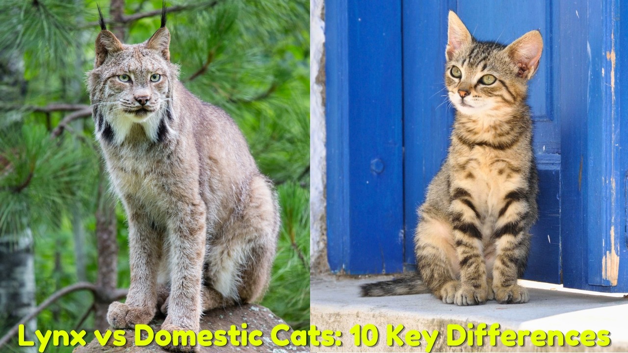 Lynx vs Domestic Cats Difference: 10 Key Differences You Should Know