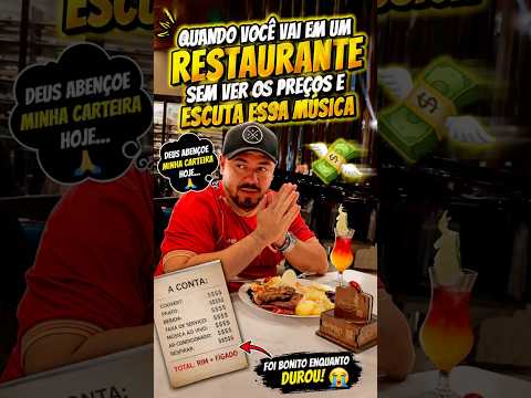 Quando tocar essa música no restaurante pode correr #goiânia #goiatuba #shorts #short #restaurant