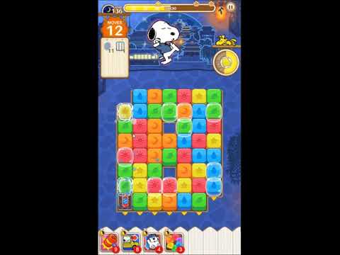 Snoopy Puzzle Journey Night Mode Level 136 - NO BOOSTERS 🐶🧩🧳 | SKILLGAMING ✔️