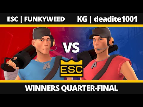 ESC 80 - Winners Quarter-Final - ESC | FUNKYWEED Vs. KG | deadite1001 - TF2 MGE Tournament