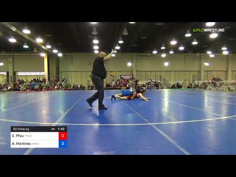 2018 USAW-USMC Girls FK & U23 Women's Nationals/U23 Women 50 Finals RR Rnd 1 - Cody Pfau (TMWC) Vs