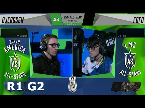 Bjergsen Syndra vs FoFo Varus | 1v1 All-Stars 2017 Round of 16 | NA vs LMS