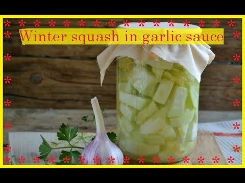 Winter squash in garlic sauce / Bon Appetit