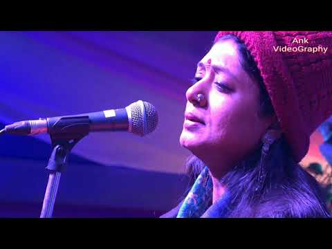 Tomar kache fagun cheyeche krishna chura || তোমার কাছে || Subhamita Banerjee live stage programe