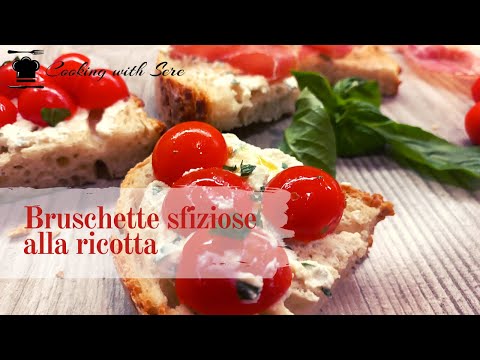 Bruschette sfiziose alla ricotta
