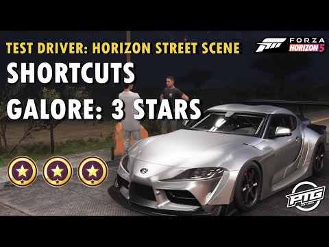 FH5 Test Driver: Street Scene - Shortcuts Galore, 3 stars