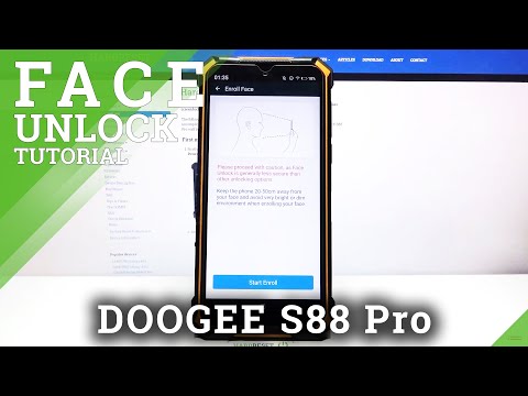 DOOGEE S88 Pro – Add & Use Face Unlock Function