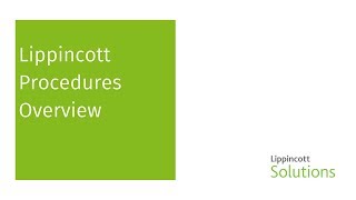 Lippincott Procedures Overview