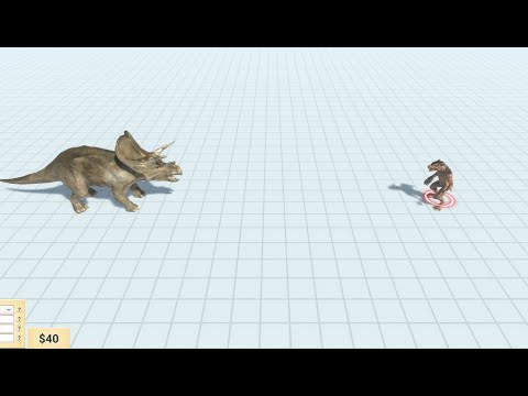 Triceratops vs all units - Animal Revolt Battle Simulator