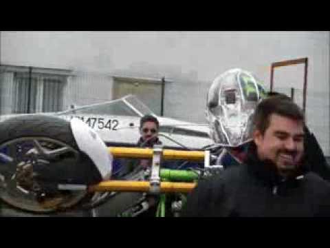 Jorian Ponomareff Stunt and Drift with Power Bike Montpellier