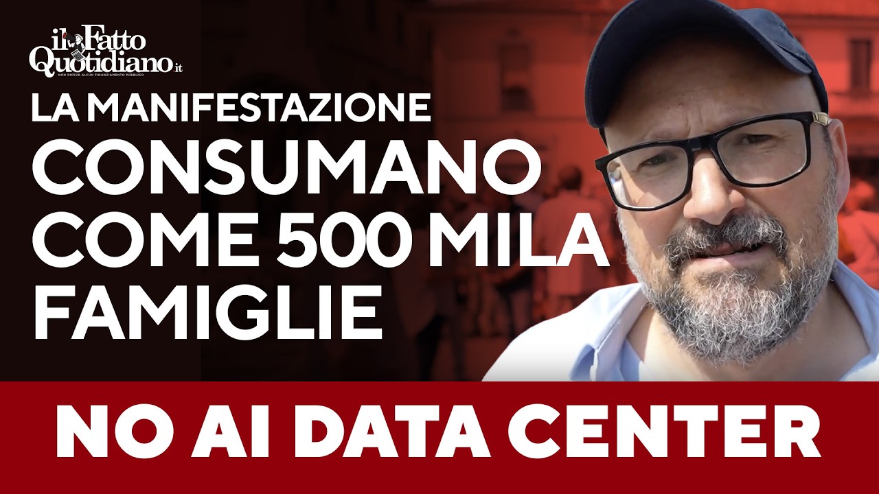 No Data Center, la prima manifestazione in Lombardia