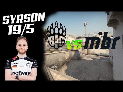 CSGO POV BIG SYRSON(19/5) VS MIBR DUST 2 Flashpoint 2 11.11.20!