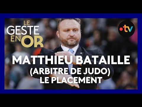 Paris 2024 : Matthieu Bataille explique l'importance du placement pour arbitrer un combat au judo