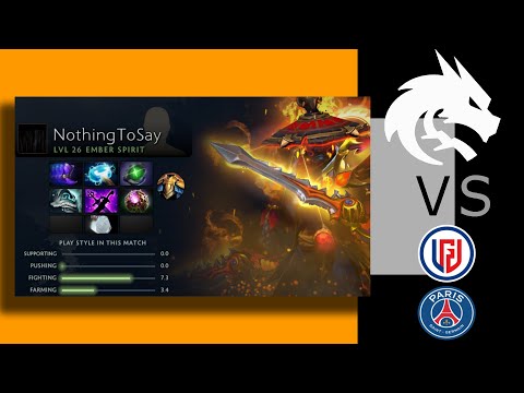 DotaHisWay - NothingToSay Ember Spirit - Team Spirit VS PSG.LGD - DreamLeague Season 20