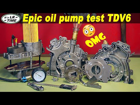 Land Rover Discovery - Epic Oil pump test and compare TDV6