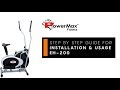 PowerMax Fitness EH 200 Orbitrek Elliptical Installation Guide Powermax Fitness