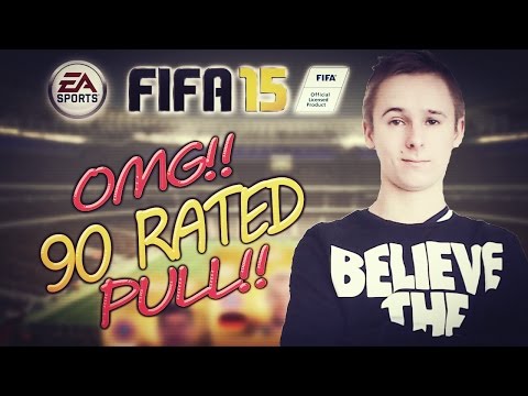 OMFG 90 RATED PULL!! BEST PACK OPENING FIFA 15!! AMAZING CARDS! FIFA 15 ULTIMATE TEAM