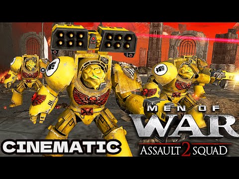 ULTIMATE MOD WARHAMMER 40K: Imperial Fists vs Chaos Legion! - Men of War: Assault Squad 2