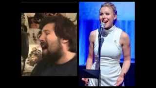 "For the First Time in Forever" (OST) Mashup w/ Lyrics-Kristen Bell,Idina Menzel,Caleb Hyles-FROZEN
