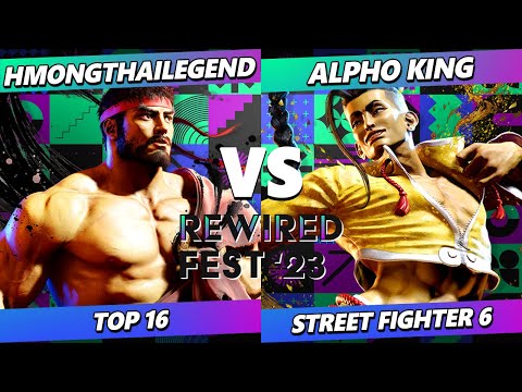ReWired Fest 2023 - HmongThaiLegend (Ken, Ryu) Vs. Alpho King (Jamie) Street Fighter 6 - SF6