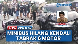 Kecelakaan Beruntun di Jombang Libatkan Avanza, Enam Motor dan Pikap Parkir, Satu Orang Tewas