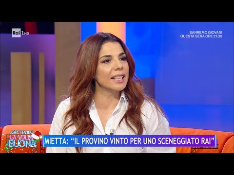Mietta si racconta tra carriera e vita privata - La volta buona 19/12/2023