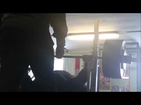 245kg and 262,5kg. Heaviest sets on volume day.