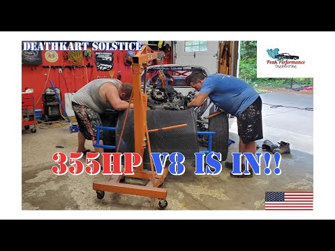 Solstice Deathkart V8 Swap- Gen V L83 5.3l 355hp- Part 6: Installing the V8 for the last time