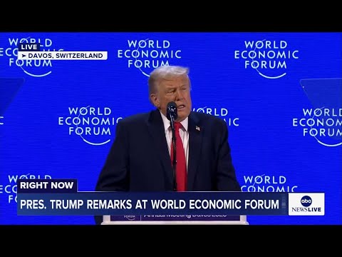 LIVE: President Trump delivers remarks at World Economic Forum in Davos, Switzerland