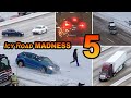 Icy Road MADNESS 5 The Most Dramatic Car Truck Spins Slides Bumps And Close Calls