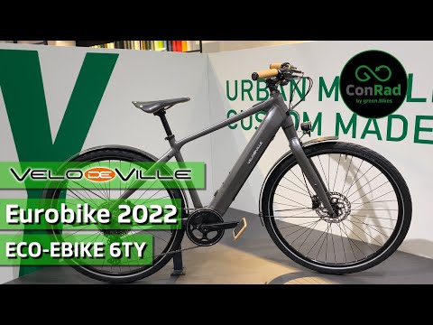 [EUROBIKE 2022] Eco-Ebike: Velo de Ville 6TY [ConRad]