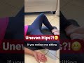 Uneven Hips?! Try This Functional Test! #shorts #hippain #unevenhips