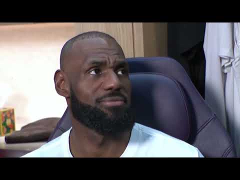 LeBron James PostGame Interview | Detroit Pistons vs Los Angeles Lakers