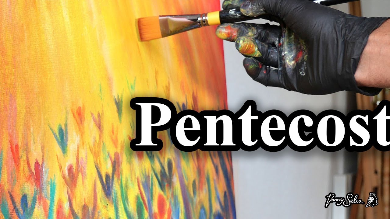 Pentecost / Holy Spirit (Acrylic Painting) by Danny Selva