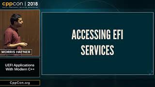 CppCon 2018: Morris Hafner \