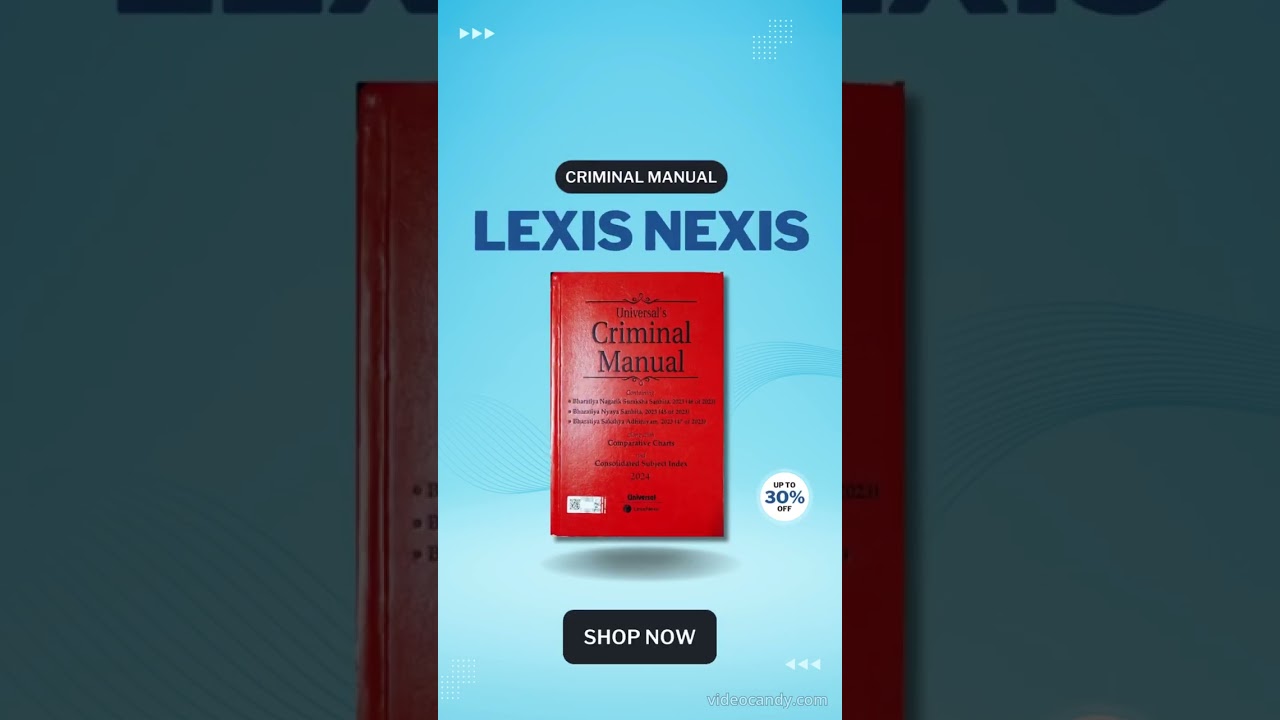 Lexis Nexis New Criminal Manual - Proteek Books #newcriminallaws #bns #bnss #bsa