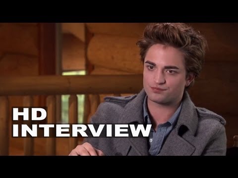 Twilight: Robert Pattinson "Edward Cullen" On Set Interview | ScreenSlam