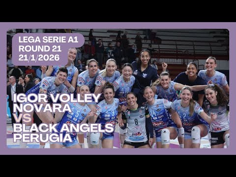 🏐Igor Volley Novara vs Black Angels Perugia | Lega Serie A1 25/26 Round 21 | Italian League Women