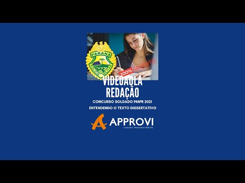 Redação Concurso Soldado PMPR