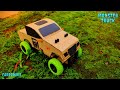 How To Make A Mini Monster Truck At Home Using Cardboard Diy Monster Truck