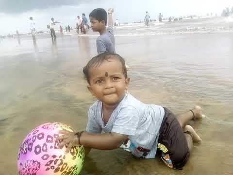 Manvi at Machilipatnam Beach