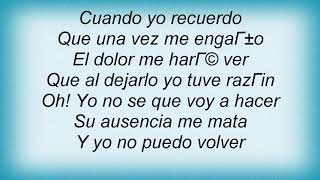 Ana Gabriel - Fue En Un Cafe Lyrics