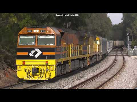 Aurizon, Pacific National & SCT Logistics Australian Freight Trains + The Overland on the South line