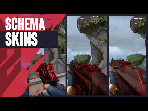 Schema Skins Showcase (Schema Collection) - Valorant Battle Pass Skins