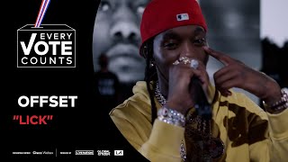 Offset Performs &quot;Lick&quot; With Voting Rights Imagery | Every Vote Counts: A Celebration of Democracy