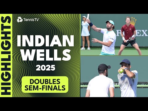 Thompson & Korda Headline In Doubles Semi Final | Indian Wells 2025 Semi-Final Highlights